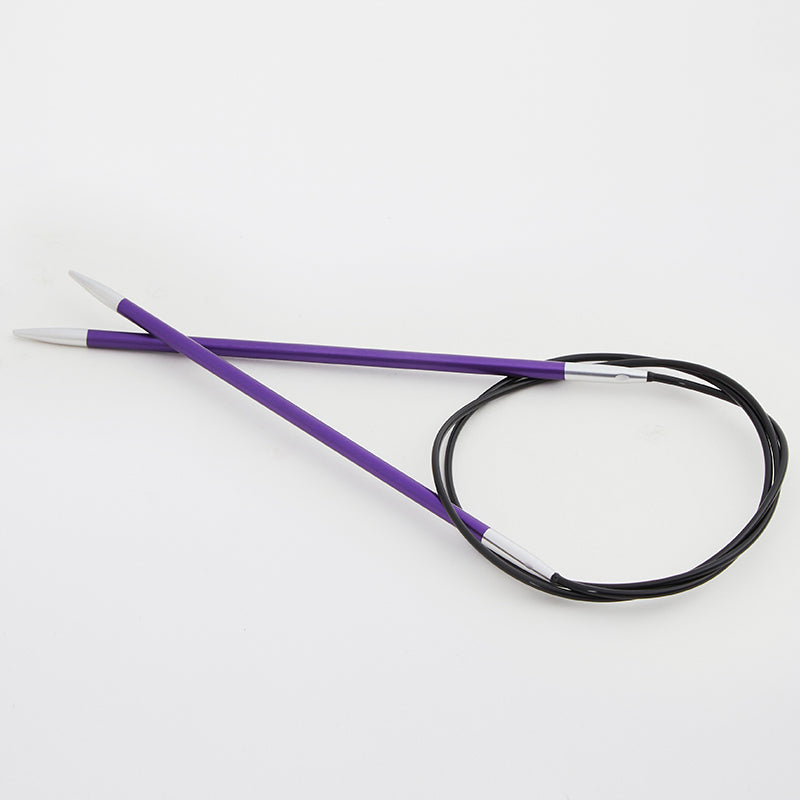 Knit Pro Zing Aluminium Rundstricknadeln 100 cm, 120 cm und 150 cm