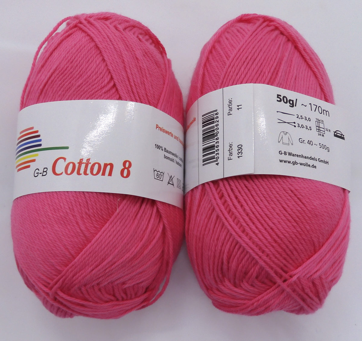 G-B Baumwolle Cotton 8 170 m/50 g