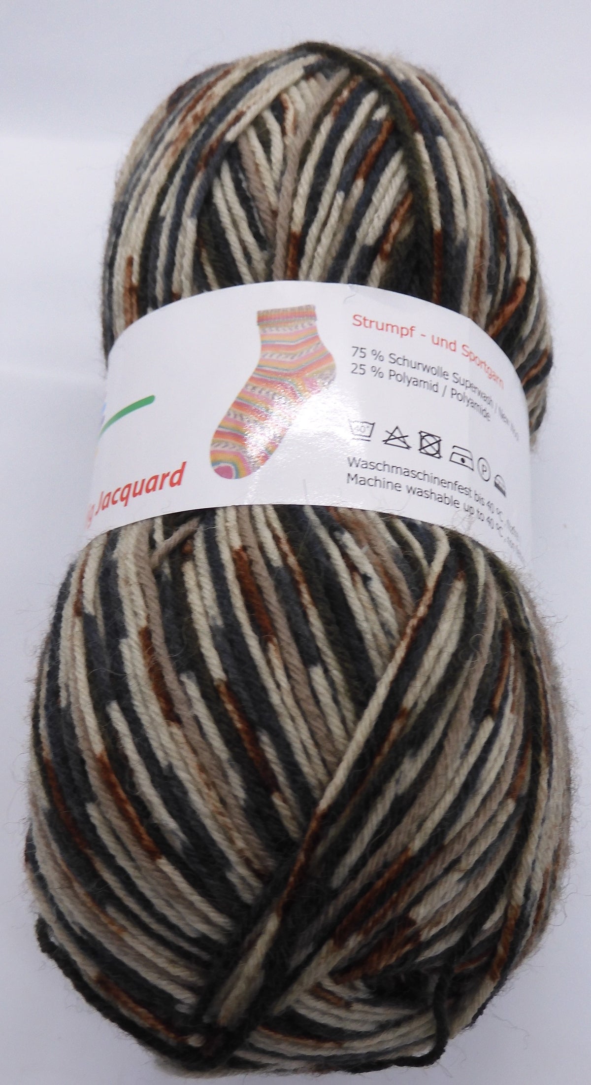 G-B Sockenwolle Super Socks 6-fädig Jacquard